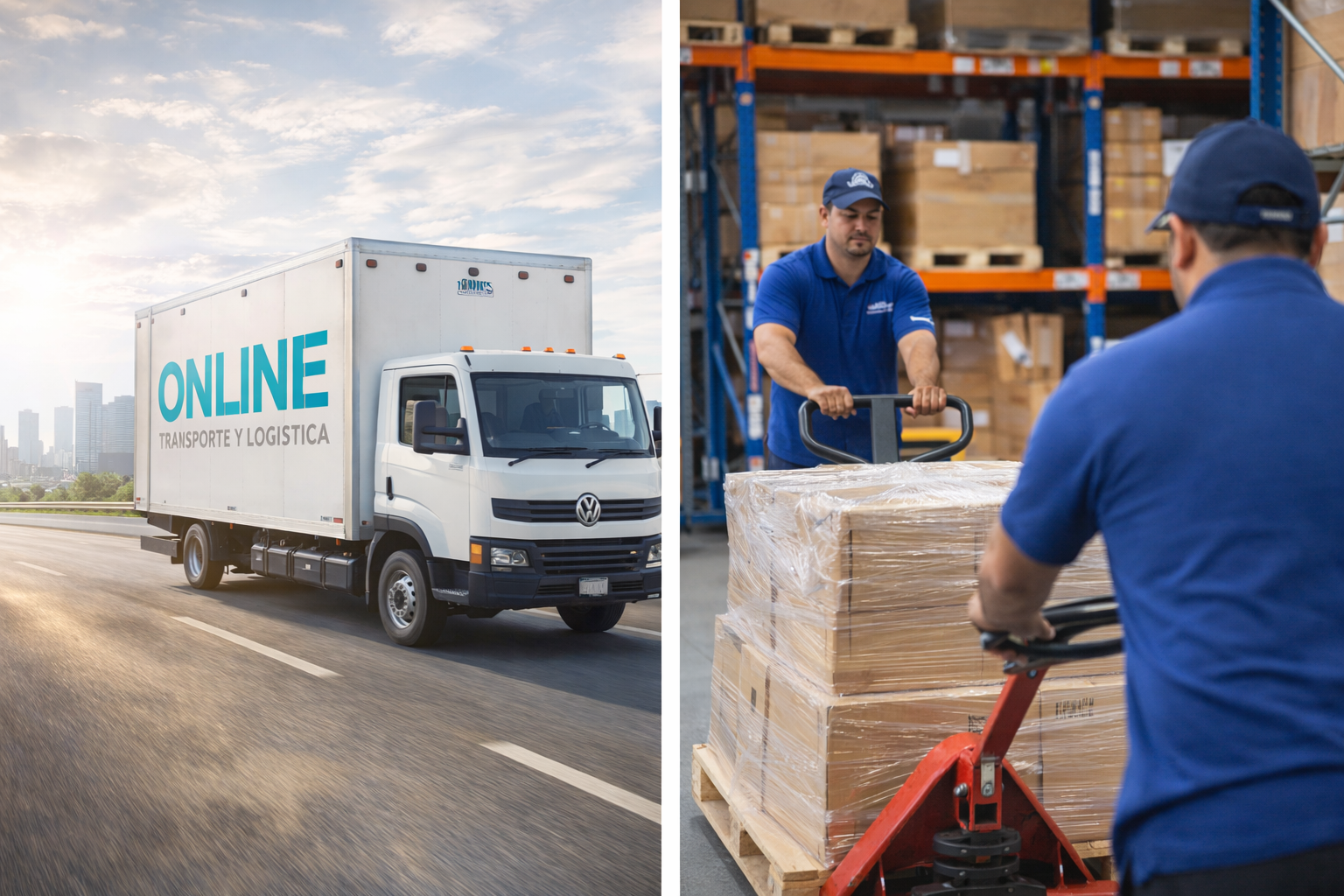 Camión tipo caja seca